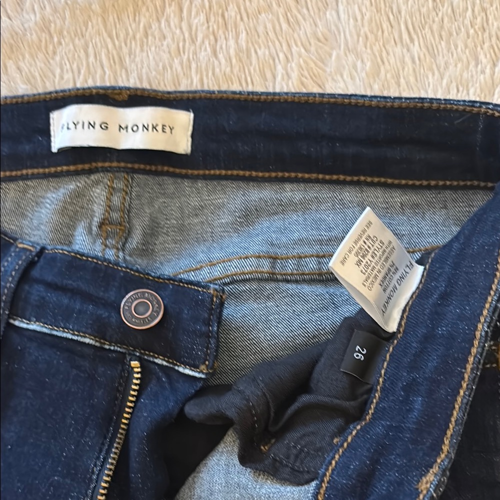 Flying Monkey Dark Blue Denim Jeans
